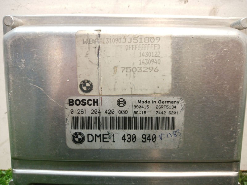 Recambio de centralita motor uce para bmw serie 3 berlina (e46) 1.9 cat referencia OEM IAM   