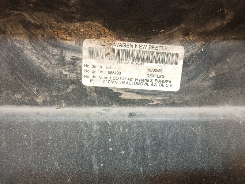 Recambio de paragolpes trasero para volkswagen new beetle (9c1/1c1) 2.0 referencia OEM IAM   