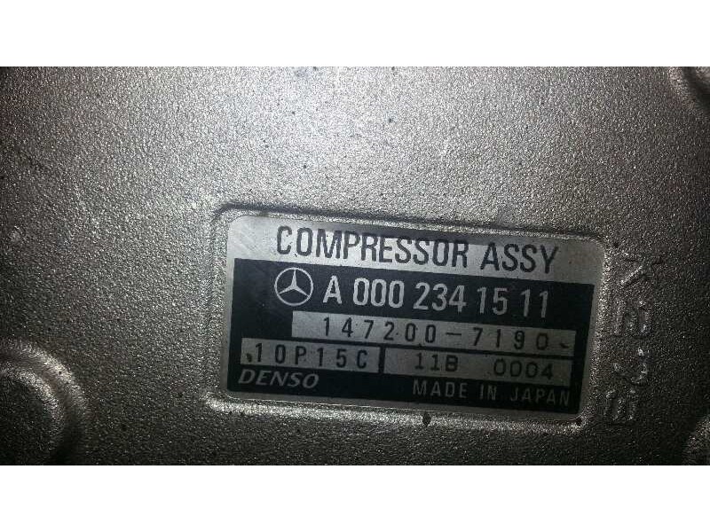 Recambio de compresor aire acondicionado para mercedes clase e (w124) berlina 2.6 referencia OEM IAM A0002341511 A0002341511 A00