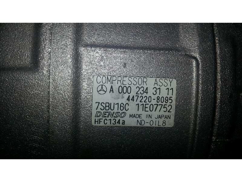 Recambio de compresor aire acondicionado para mercedes sprinter 02.00  caja cerrada, techo elevado 2.2 cdi cat referencia OEM IA