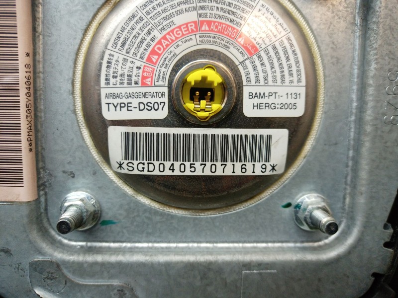 Recambio de airbag volante para nissan micra (k12e) acenta referencia OEM IAM   