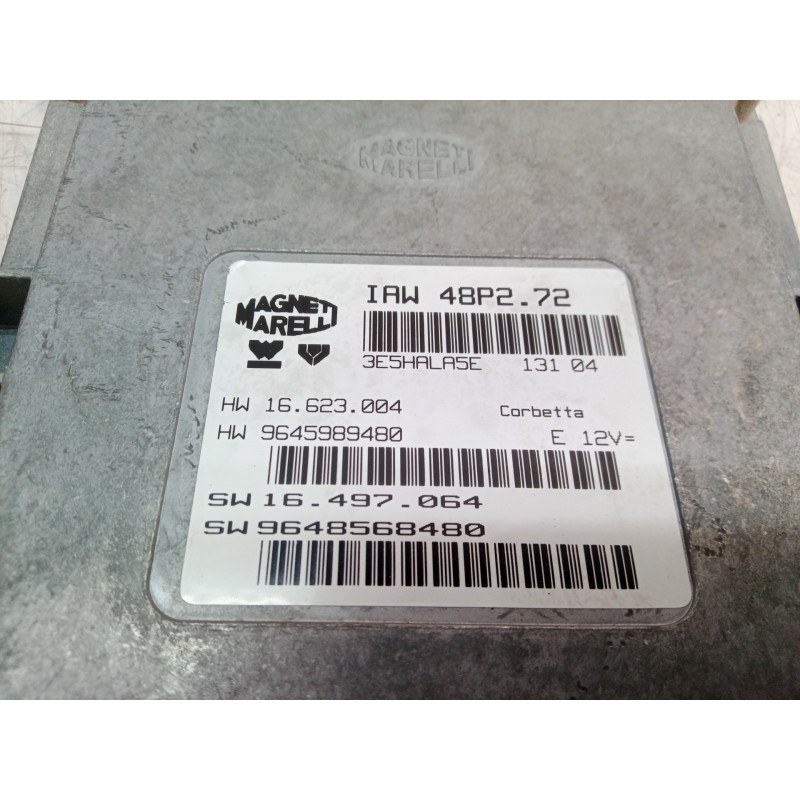 Recambio de centralita motor uce para citroen c3 1.1 audace referencia OEM IAM 9645989480 9645989480 9645989480