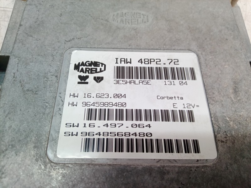 Recambio de centralita motor uce para citroen c3 1.1 audace referencia OEM IAM 9645989480 9645989480 9645989480