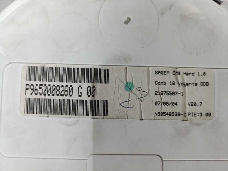 Recambio de cuadro instrumentos para citroen c3 1.1 audace referencia OEM IAM 216755971 216755971 216755971