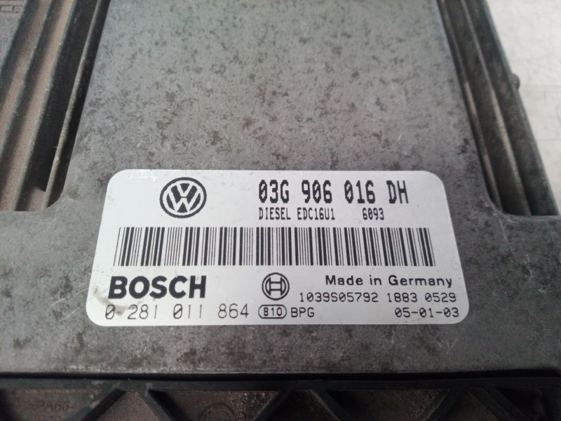 Recambio de centralita motor uce para seat toledo (5p2) exclusive referencia OEM IAM 03G906016DH 03G906016DH 03G906016