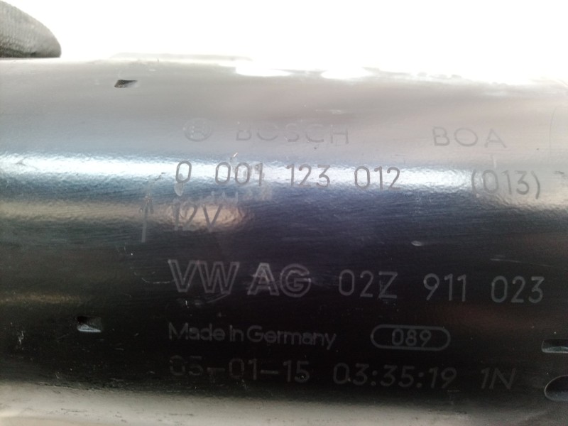 Recambio de motor arranque para seat toledo (5p2) exclusive referencia OEM IAM 0001123012 0001123012 0001123012