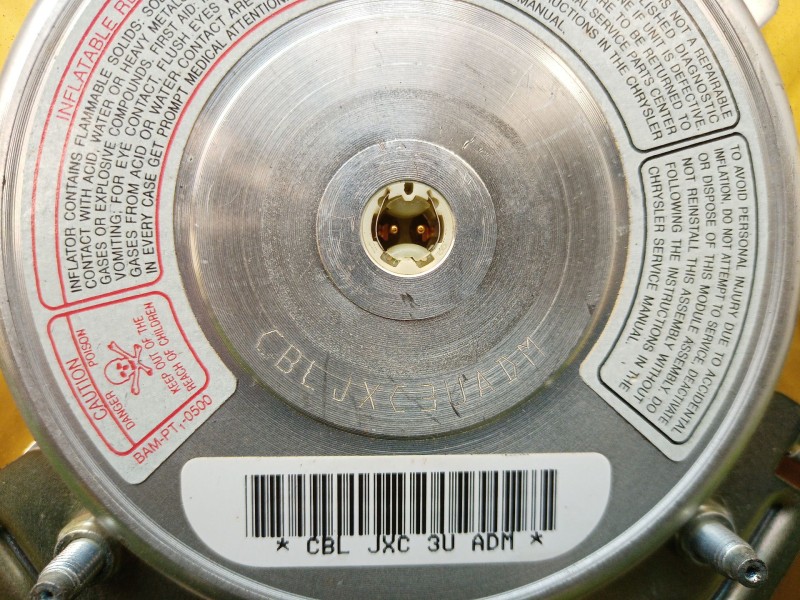 Recambio de airbag volante para chrysler voyager (gs) 2.0 16v cat referencia OEM IAM P0GP43SC3 P0GP43SC3 P0GP43SC3