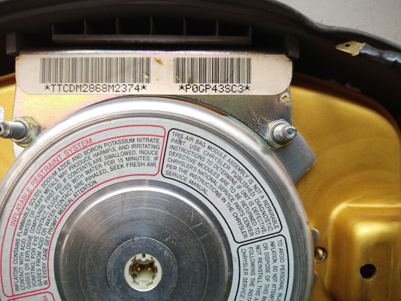 Recambio de airbag volante para chrysler voyager (gs) 2.0 16v cat referencia OEM IAM P0GP43SC3 P0GP43SC3 P0GP43SC3