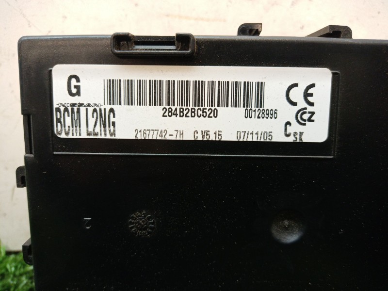 Recambio de modulo electronico para nissan micra (k12e) acenta referencia OEM IAM BCML2NG 216777427H 284B2BC520