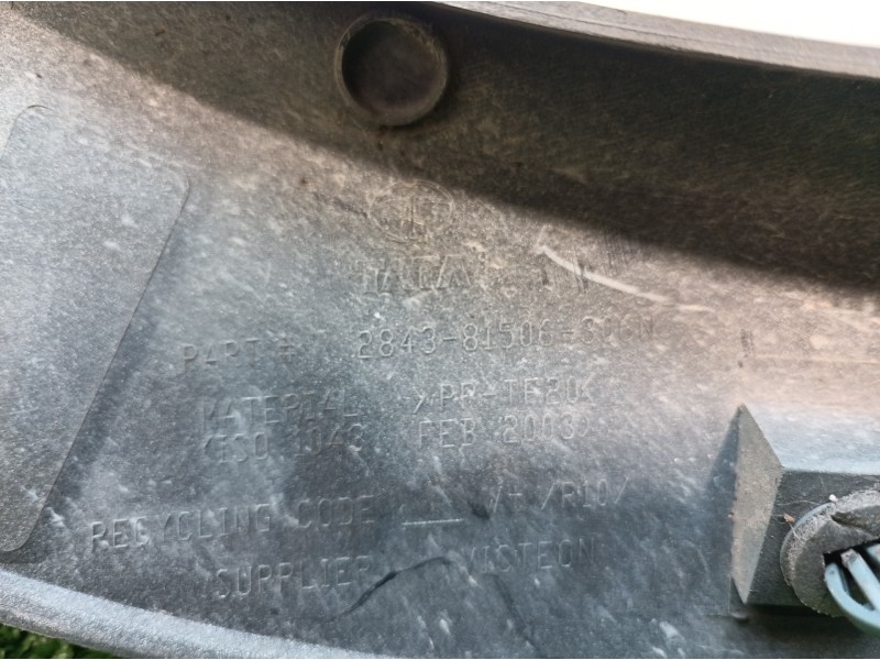 Recambio de aletin trasero derecho para tata indica referencia OEM IAM 284381506306N 284381506306N 284381506306