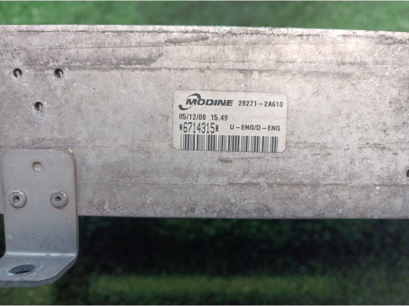 Recambio de intercooler para kia cee´d emotion referencia OEM IAM 282712A610 282712A610 6714315