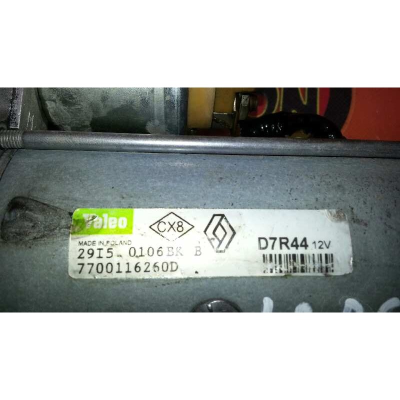 Recambio de motor arranque para renault trafic combi (ab 4.01) 1.9 diesel referencia OEM IAM D7R44  