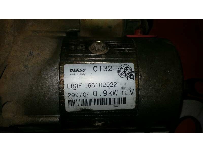 Recambio de motor arranque para fiat panda (169) 1.2 8v alessi referencia OEM IAM 63102022   Recambio de motor arranque para fiat panda (169) 1.2 8v alessi referencia OEM IAM 63102022