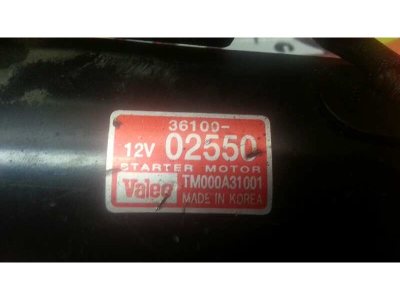 Recambio de motor arranque para hyundai atos prime (mx) 1.0 cat referencia OEM IAM TM000A31001  