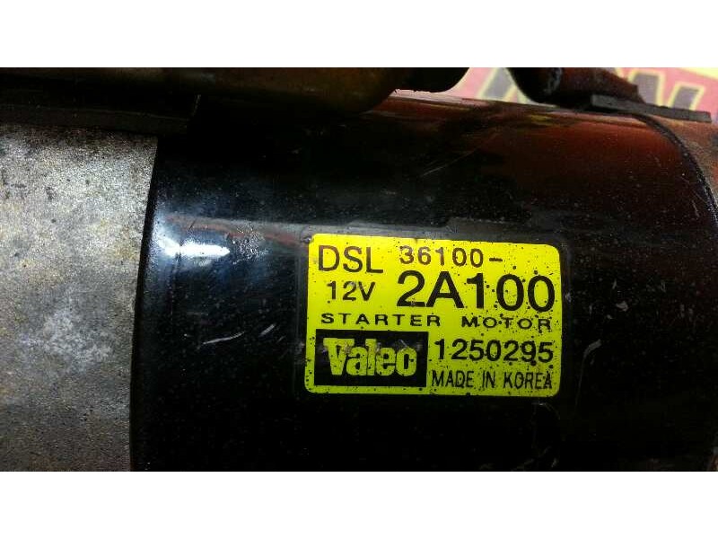 Recambio de motor arranque para kia cee´d 1.6 crdi cat referencia OEM IAM 1250295  