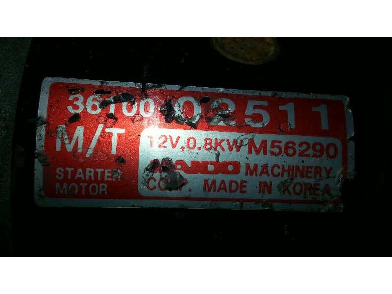 Recambio de motor arranque para hyundai atos prime (mx) 1.0 cat referencia OEM IAM M56290  