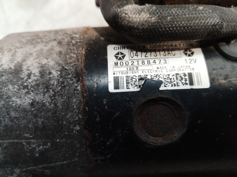 Recambio de motor arranque para chrysler voyager (rg) 2.5 crd cat referencia OEM IAM 04727313AC 04727313AC 04727313AC