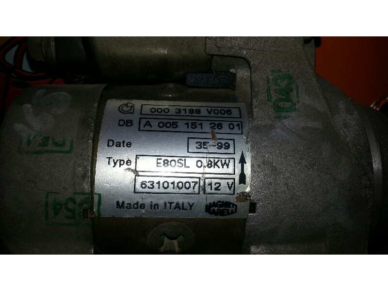 Recambio de motor arranque para smart coupe creamstyle referencia OEM IAM 0003188V006  