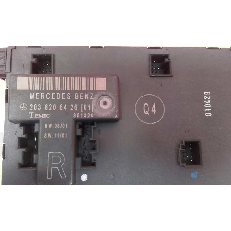 Recambio de centralita cierre para mercedes-benz clase c (w203) sportcoupe 2.0 compresor cat referencia OEM IAM 2038206426 65132