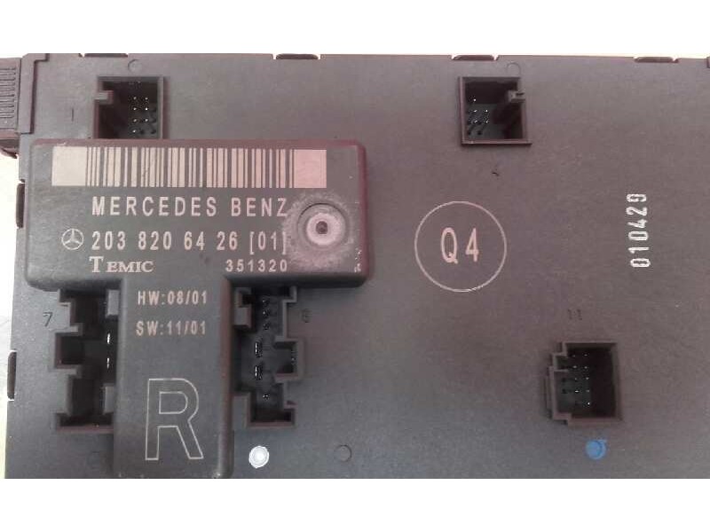 Recambio de centralita cierre para mercedes-benz clase c (w203) sportcoupe 2.0 compresor cat referencia OEM IAM 2038206426 65132