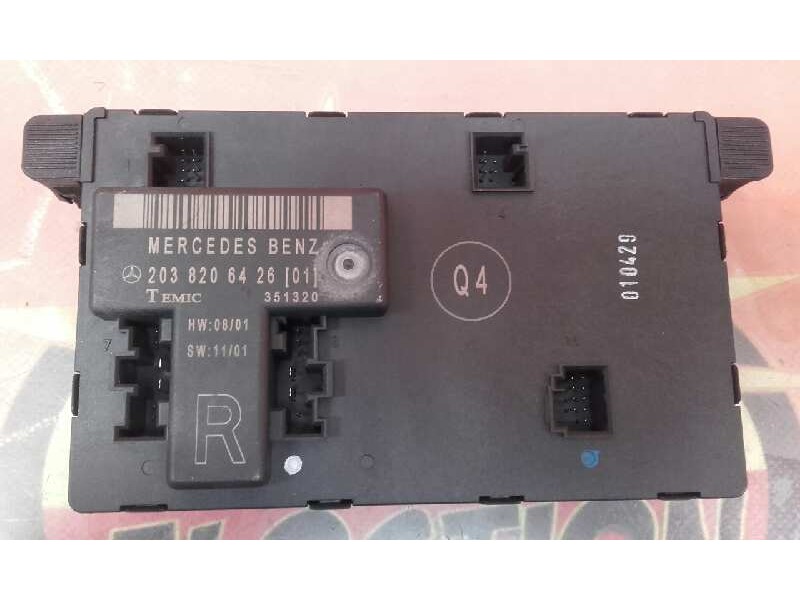 Recambio de centralita cierre para mercedes-benz clase c (w203) sportcoupe 2.0 compresor cat referencia OEM IAM 2038206426 65132