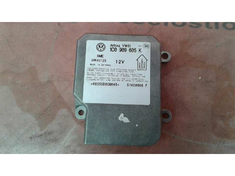 Recambio de centralita airbag para volkswagen polo (9n1) referencia OEM IAM 1C0909605K  