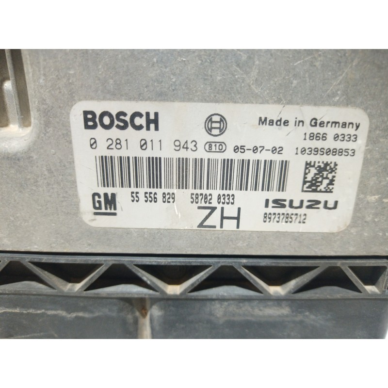 Recambio de centralita motor uce para opel astra h berlina sport referencia OEM IAM 0281011943 0281011943 0281011943