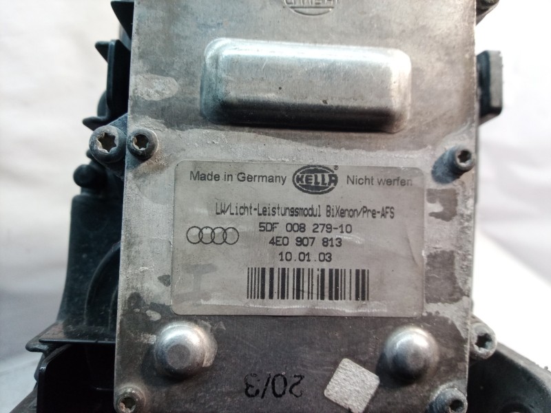 Recambio de faro derecho para audi a8 (4e2) 3.7 quattro referencia OEM IAM 5DF00827910 5DF00827910 5DF00827910