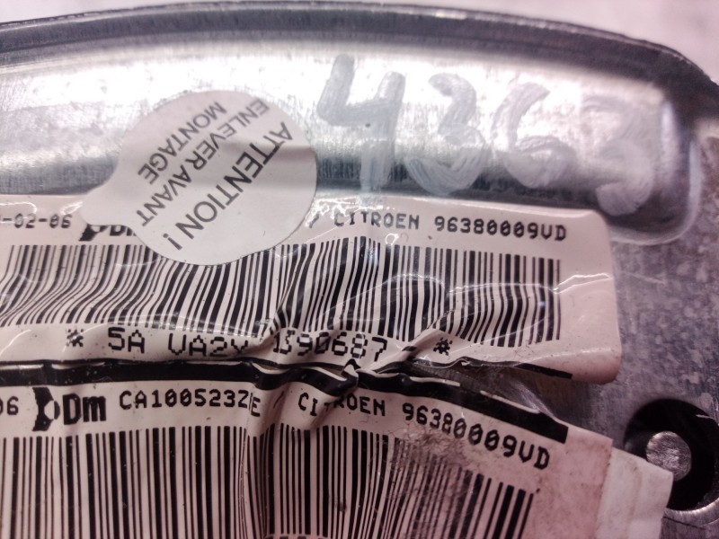 Recambio de airbag volante para citroën c2 audace referencia OEM IAM 96380009VD 96380009 96380009