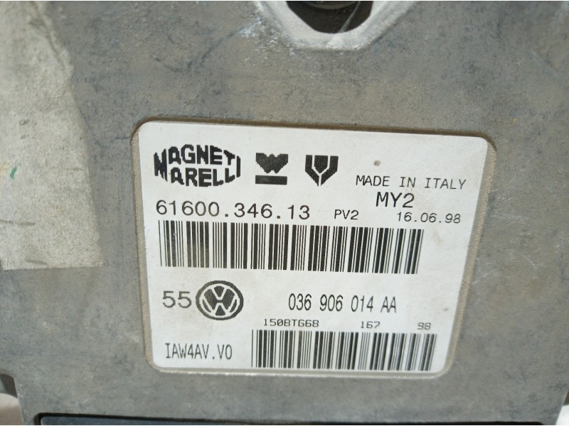 Recambio de centralita motor uce para volkswagen golf iv berlina (1j1) 1.4 16v referencia OEM IAM 036906014AA 036906014AA 036906