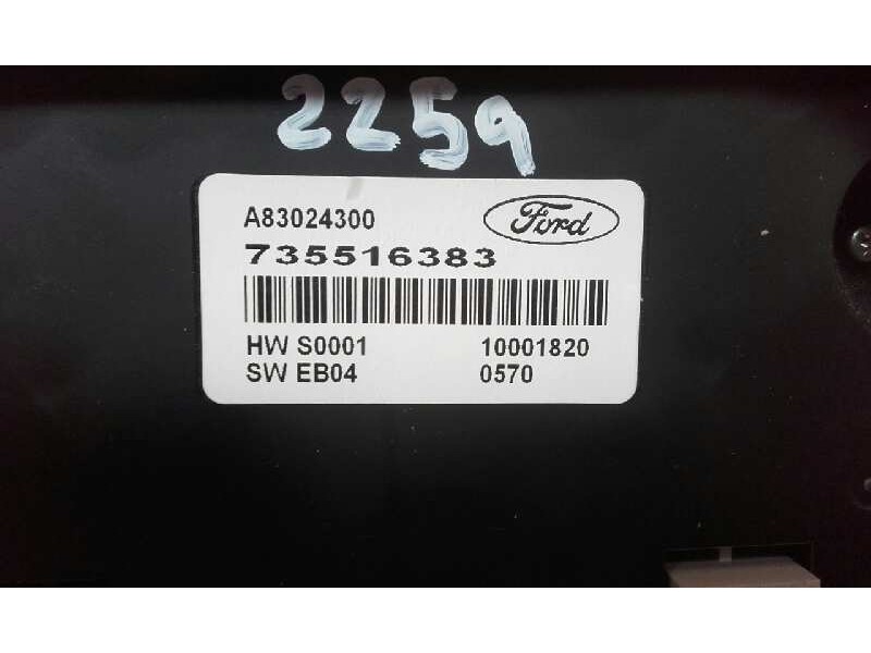 Recambio de mando calefaccion / aire acondicionado para ford ka (ccu) black edition referencia OEM IAM 735516383 735516383 A8302