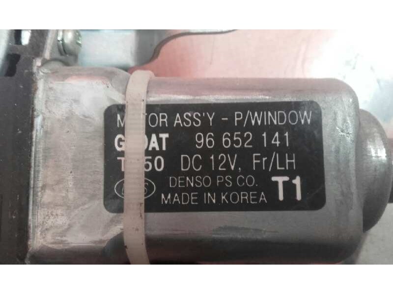 Recambio de elevalunas delantero izquierdo para chevrolet aveo 1.4 cat referencia OEM IAM 2PINS 12V 5 PTAS