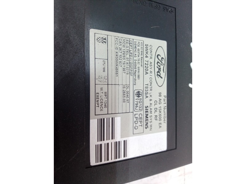 Recambio de modulo electronico para ford mondeo familiar (gd) ghia referencia OEM IAM 5WK47220A 5WK47220 5WK47220