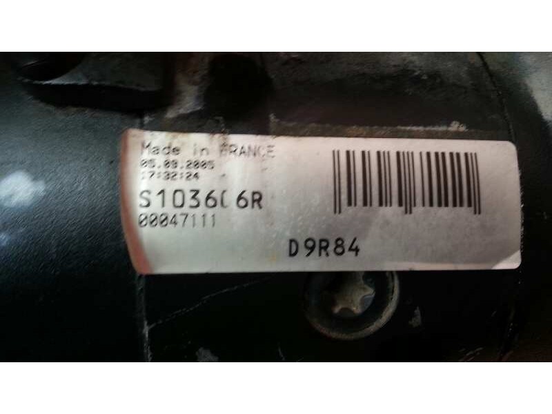 Recambio de motor arranque para peugeot 405 break 1.9 diesel cat referencia OEM IAM D9R84  