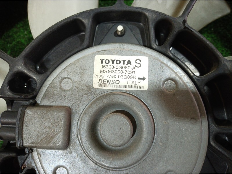 Recambio de electroventilador para toyota avensis berlina (t25) 2.0 d4-d executive berlina (5-ptas.) referencia OEM IAM 163630G0