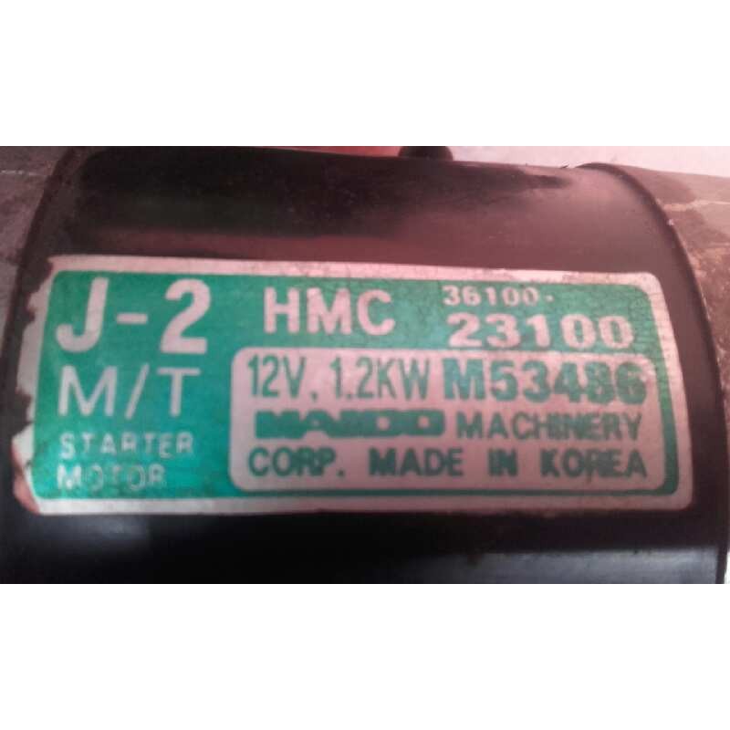 Recambio de motor arranque para hyundai coupe (j2) 1.6 16v cat referencia OEM IAM 3610023100 M53486 J2HMC Recambio de motor arranque para hyundai coupe (j2) 1.6 16v cat referencia OEM IAM 3610023100 M53486 J2HMC