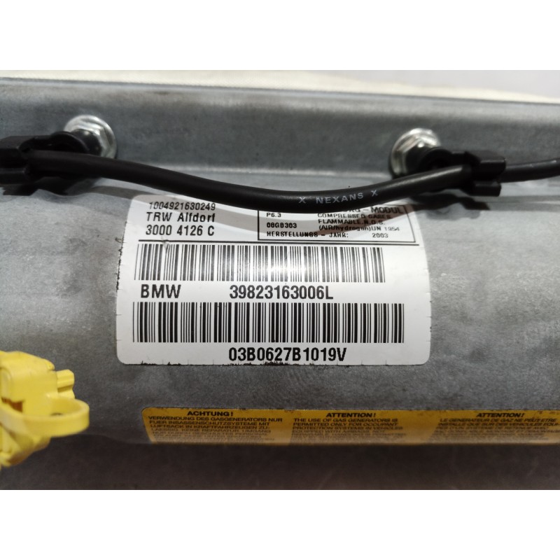 Recambio de airbag delantero derecho para bmw serie 5 berlina (e39) 530d exclusive referencia OEM IAM 39823163006L 39823163006 3