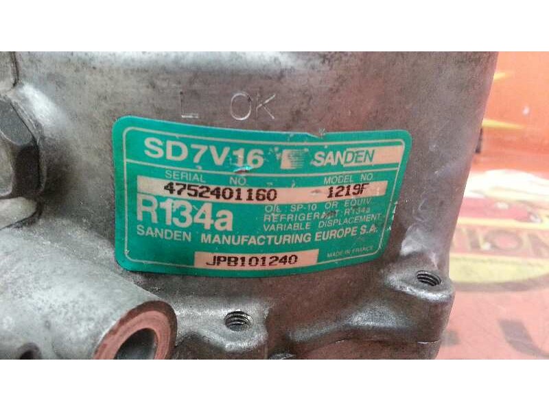 Recambio de compresor aire acondicionado para mg serie 45 (rt) 1.4 16v cat referencia OEM IAM JPB101240 JPB101240 JPB101240