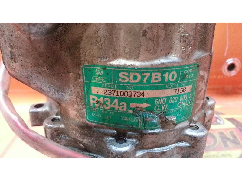 Recambio de compresor aire acondicionado para volkswagen polo berlina (6n1) 1.4 referencia OEM IAM 6N0820803A 6N0820803A 6N08208