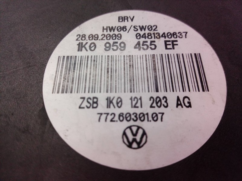 Recambio de electroventilador para seat altea (5p1) reference referencia OEM IAM 1K0959455EF  