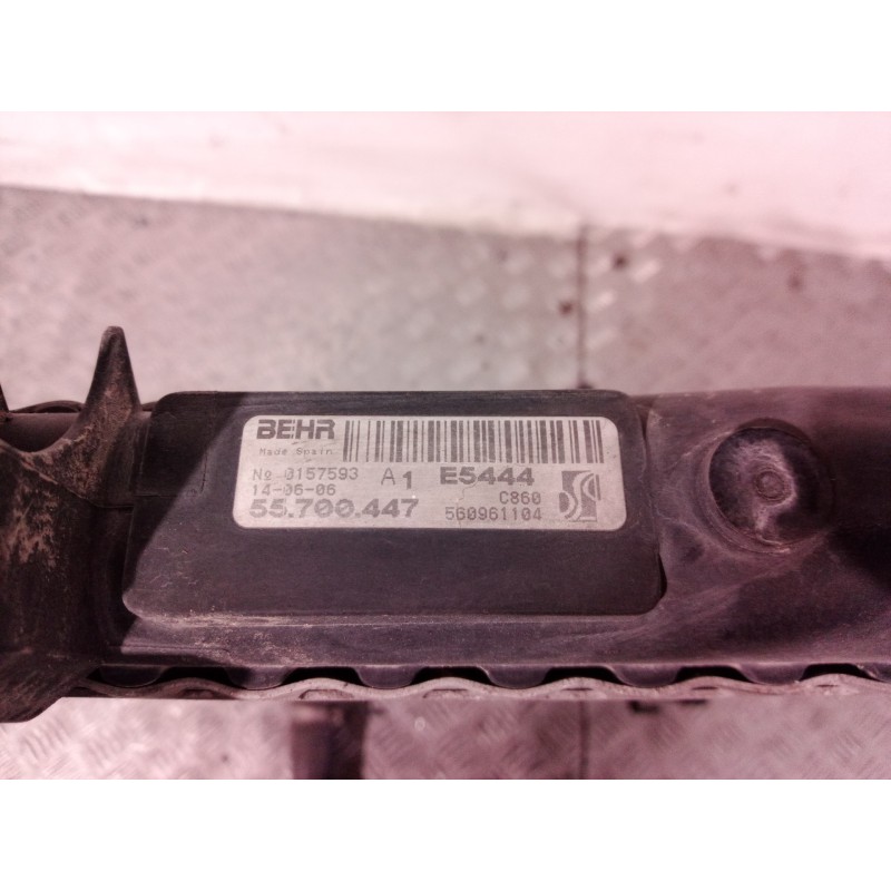 Recambio de radiador agua para fiat grande punto (199) 1.3 16v multijet active (55kw) referencia OEM IAM 55700447 55700447 56096