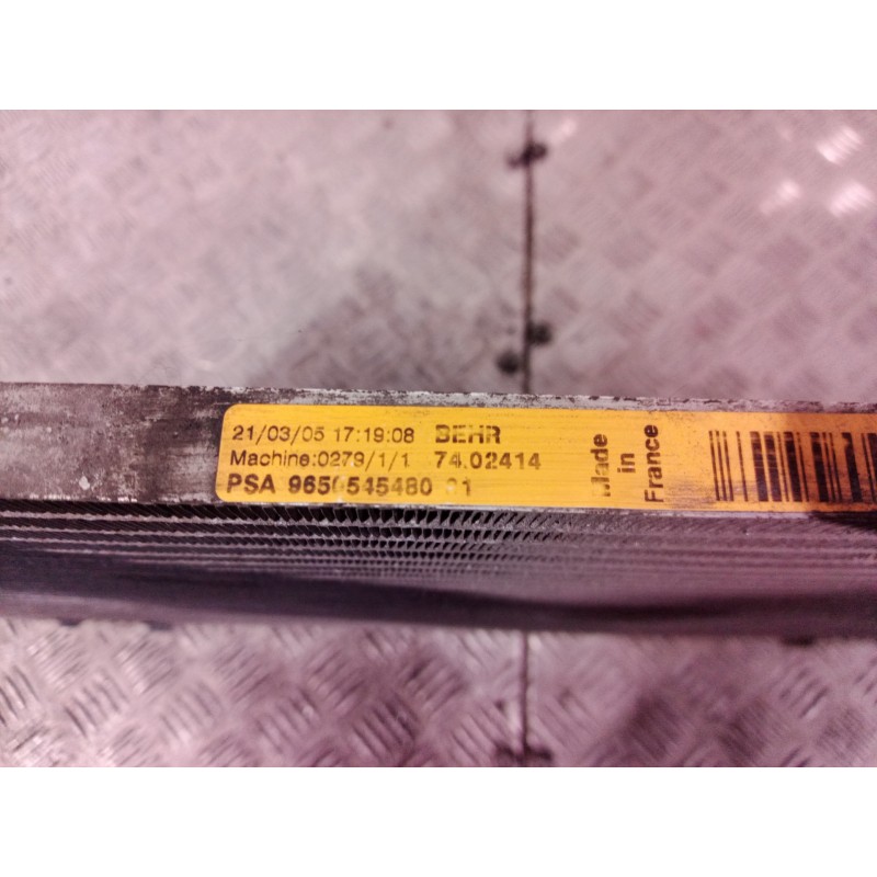 Recambio de condensador / radiador aire acondicionado para citroën c4 coupe 2.0 hdi fap cat (rhr / dw10bted4) referencia OEM IAM