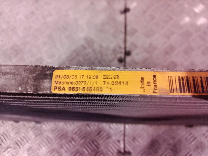 Recambio de condensador / radiador aire acondicionado para citroën c4 coupe 2.0 hdi fap cat (rhr / dw10bted4) referencia OEM IAM