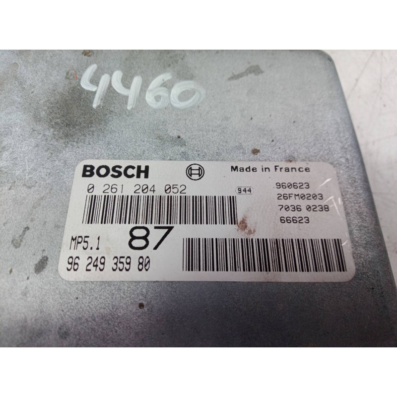 Recambio de centralita motor uce para peugeot 306 berlina 3/5 puertas (s1) graffic referencia OEM IAM 0261204052 0261204052 9624