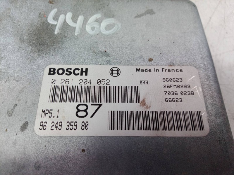Recambio de centralita motor uce para peugeot 306 berlina 3/5 puertas (s1) graffic referencia OEM IAM 0261204052 0261204052 9624