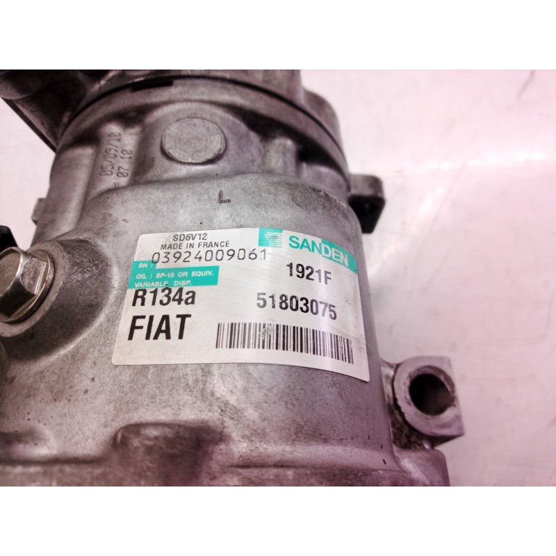 Recambio de compresor aire acondicionado para fiat grande punto (199) 1.3 16v multijet active (55kw) referencia OEM IAM 51803075