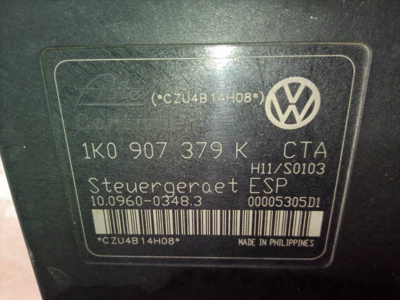 Recambio de abs para audi a3 (8p) 2.0 tdi s line (103kw) referencia OEM IAM 1K0907379K 1K0907379K 1K0907379K