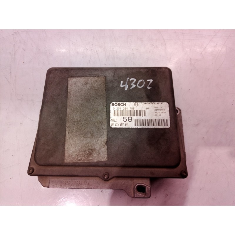 Recambio de centralita motor uce para peugeot 106 (s1) 1.1 referencia OEM IAM 0261204788 0261204788 9631528780