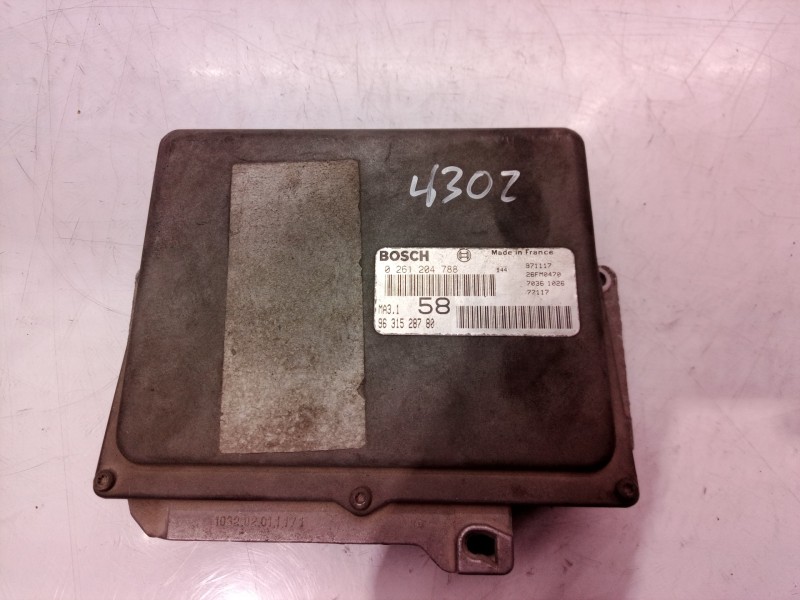 Recambio de centralita motor uce para peugeot 106 (s1) 1.1 referencia OEM IAM 0261204788 0261204788 9631528780
