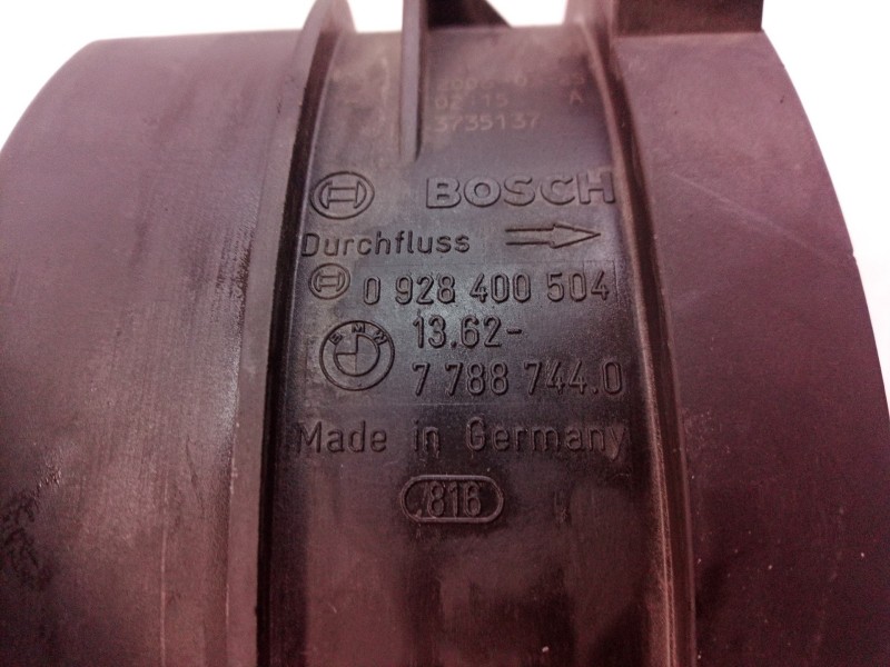 Recambio de caudalimetro para bmw x3 (e83) 2.0d referencia OEM IAM 0928400504 0928400504 77887440